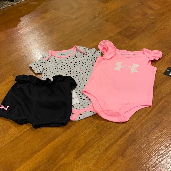 Under Armour Other - Girls under armor 3 piece outfit.  Size 9/12 month